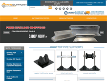 Tablet Screenshot of pipesupportexpress.com